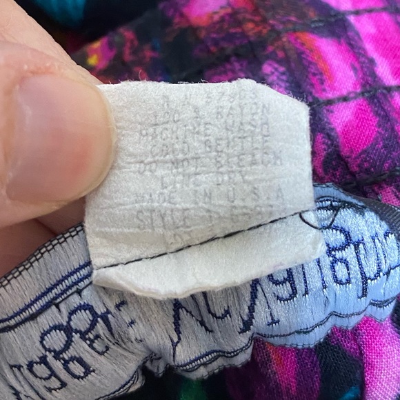 Maggie McNaughton floral print skirt size 22W - Picture 7 of 9